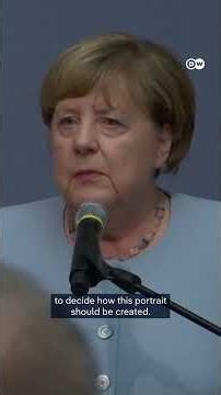 Merkel official portrait unveiled | DW News