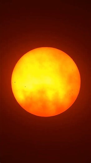 Solar Sunspots Timelapse— Cloud Veiled Sun (Telescope)