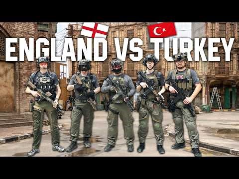 England VS Turkey World Airsoft Games Round One! ($280,000 Tournament)