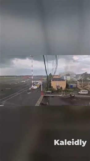 Tornado Destroys Airport #runway #airport #tornado #massive #extreme