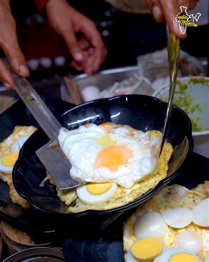 Australian Tawa Eggs Fry Omelette In Surat | India Eat Mania