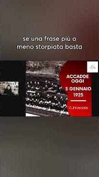 Quando Mussolini si accusò di tutto… e prese il vero potere - "Accadde oggi" di Stefano Poma