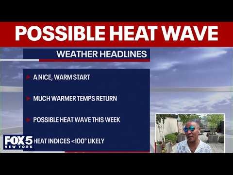 NYC weather forecast: Heat wave on the way this week?