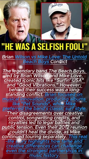 Brian Wilson vs Mike Love: The Untold Beach Boys Conflict