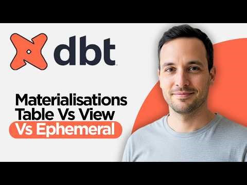 DBT Materialisations Data Build Tool Table Vs View vs Ephemeral (2026 Full Guide)