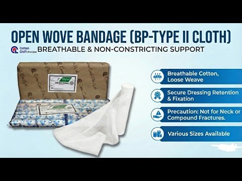 Open Wove Bandage: Solving Wound Maceration? | Cotton Craft Pvt. Ltd.