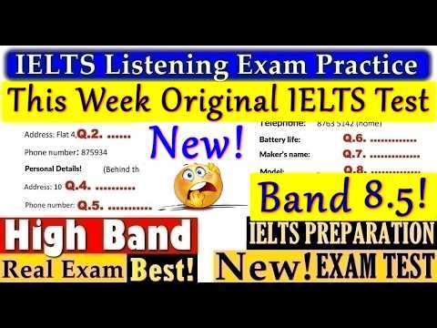 IELTS LISTENING PRACTICE TEST 2026 WITH ANSWERS | 17.04.2026