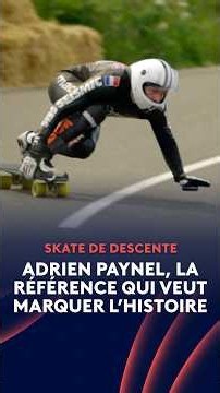 #Stade2 | 🛹 Adrien Paynel, la référence du skate de descente