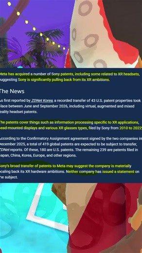 Sony SOLD VR Patents To Meta! (RIP PSVR)