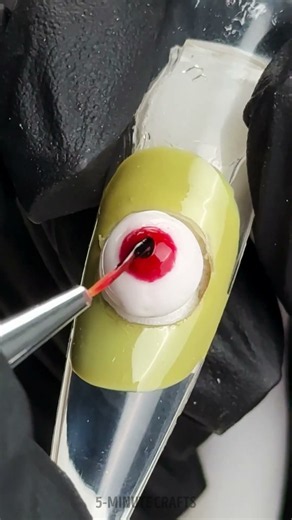 Creepy Manicure That Is Watching You 👁️👁️