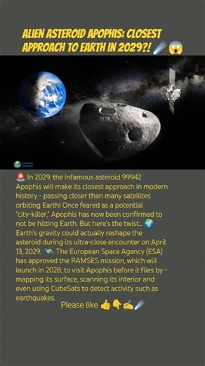 ALIEN ASTEROID APOPHIS: Earth’s CLOSEST CALL in 2029?! ☄️😱