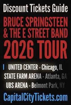Bruce Springsteen & E Street Band 2026 #concerttickets #concert #city10