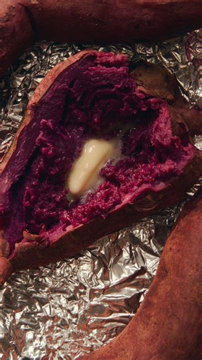HelloFresh US on Instagram: "Purple Sweet Potato, our new ingredient 🍠 💜 A treat for your eyes and your ears. #ASMR #HelloFresh"