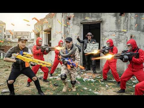 LTT Nerf War : SEAL X Battles The Crimson Collective For Nerf Guns And Crime Evidence