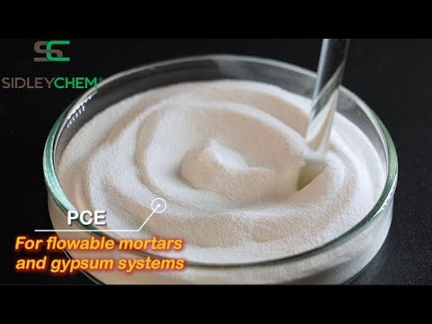polycarboxylate superplasticizer（PCE）for flowable mortarsand gypsum systems