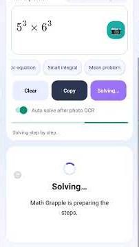 Step by step Math and Algebra Solver