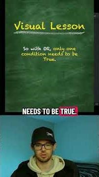 Python Basics — Logical Operators Explained (and, or, not)