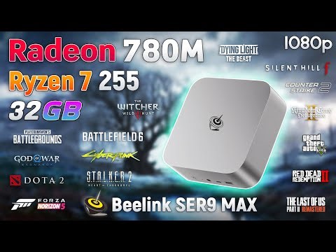 Gaming Mini PC Beelink SER9 MAX with Ryzen 7 255 & Radeon 780M