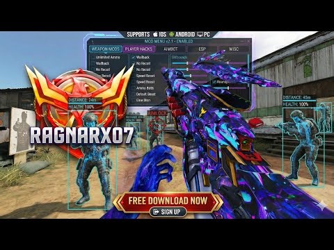 COD MOBILE HACK MOD MENU iOS [Aimbot, ESP] NO BAN