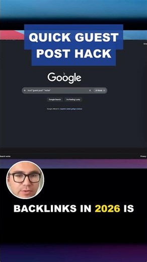 Find Guest Post Sites in 10 Seconds (Free SEO Hack)