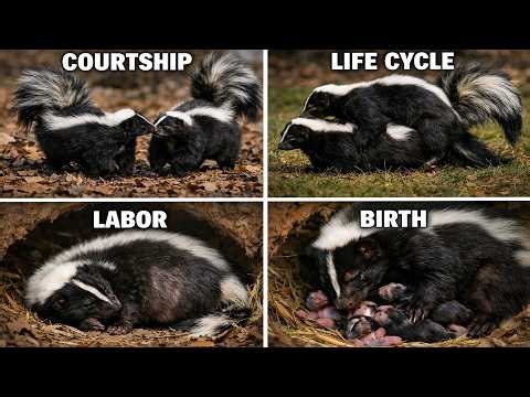 Skunk Love Story: From Romantic Courtship to Adorable Kits