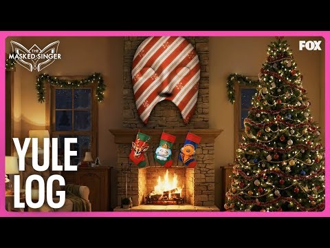 1 Hour Holiday Yule Log | The Masked Singer
