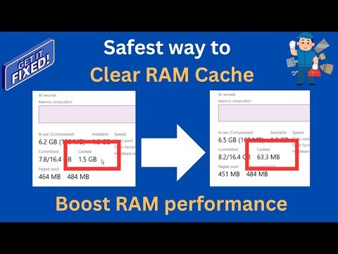 How to clear RAM Cache in Windows? Safest way to Remove RAM Cache and Boost performance #windows