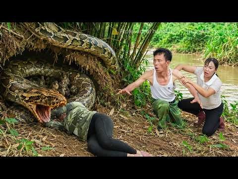 72 Hours of Terror: Giant Python Crawls Out of Quail Cave and Attacks Girl