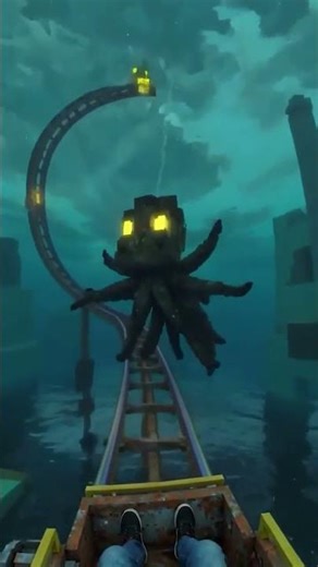 POV: The Endless Ocean Monument Minecart Ride (Minecraft Horror)