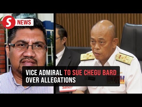 Vice Admiral Sabri Zali denies corruption allegations by Chegubard