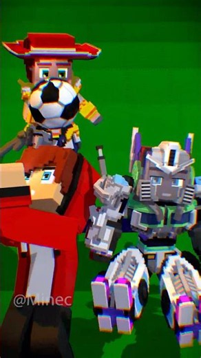 JJ Vs Woody, Buzz & Jessie in Football😁😅 Maizen Minecraft x Toy Story 5 #minecraft #jj #toystory