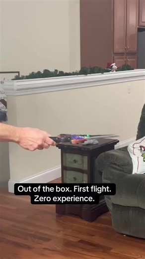 Beginner Drone Pilot's First Indoor Flight Experience