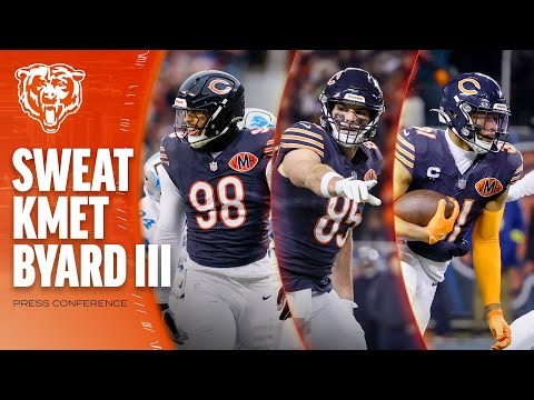 Montez Sweat, Cole Kmet, Kevin Byard III on preparations for wild card game | Press Conference
