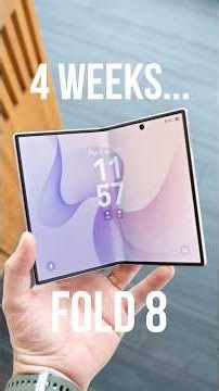 Samsung Z Fold 8: 4 Weeks Later… #samsung #galaxyzfold8 #zfold8