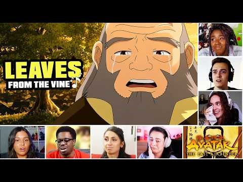 Reactors Reaction To "Leaves From The Vine" Uncle Iroh Tribute | *Avatar The Last Airbender 2x15*