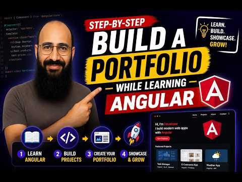 Build your powerful developer portfolio while learning Angular