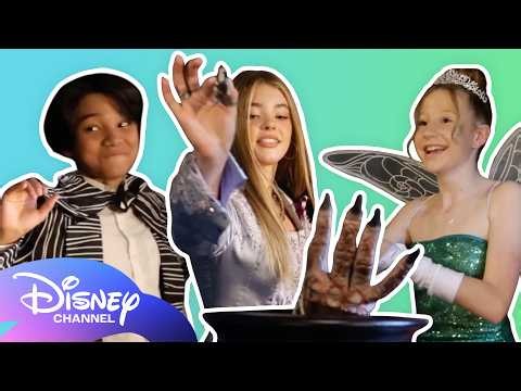 AD | Trick or Treat?! Disney Stars Get SPOOKED by a Haunted Candy Bowl 🎃 | Disney Channel