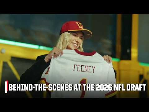 What it's like to be a draft prospect at the 2026 NFL Draft in Pittsburgh with Katie Feeney 🍿 | SC