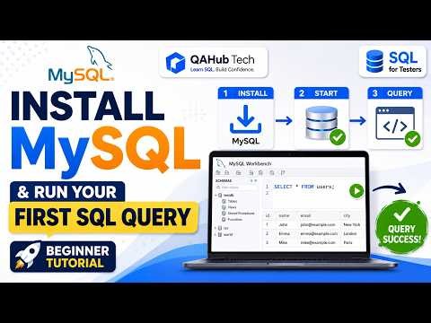 Install MySQL & Run Your First SQL Query Beginner Tutorial