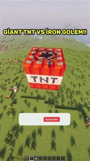 IRON GOLEM vs GIANT TNT! 😱💥
