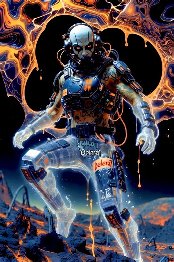 👽 ALIEN TUESDAY – DROP #2 🔥 The Silent Warden was just the beginning… Now stepping through the rift: Delerat — the Glitchborn Enforcer. Half machine, half fury, born in the molten cracks between dimensions. Those glowing eyes have seen entire worlds deleted from existence. From crumbling ancient spires to burning rift-worlds… the invasion is spreading. What’s his mission?Drop your cybernetic aliens, glitch-tech warriors, or rift-born mercenaries in the replies! Tag a sci-fi artist who loves he