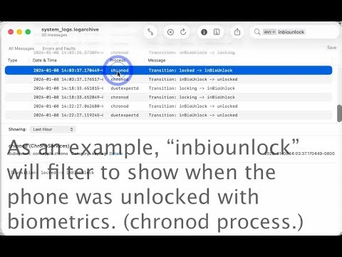 How to view the Unified Logs inside sysdiagnose Logs.