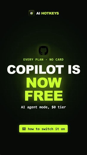 GitHub Copilot Is Now Free on Every Plan