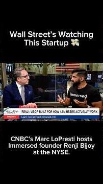 CNBC’s Marc LoPresti interviews the hottest startup in spatial computing #tech #vr #investing