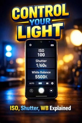Understanding ISO, Shutter Speed & White Balance on Your Phone #iso #shutterspeed #whitebalance