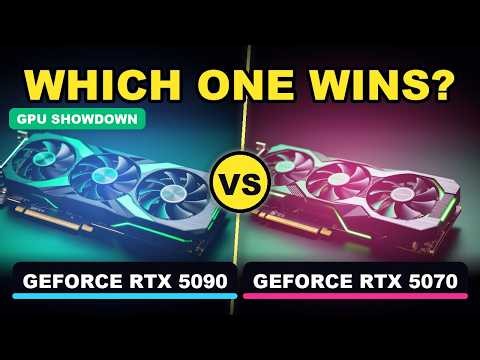 GeForce RTX 5090 vs GeForce RTX 5070: Full Specs Compared