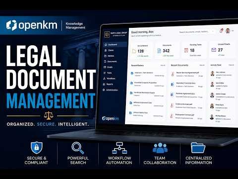 Legal Document Management Reimagined | Powered by OpenKM