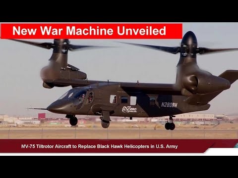 New War Machine Unveiled: MV-75 Tiltrotor aircraft to Replace Black Hawk helicopters in U.S. Army