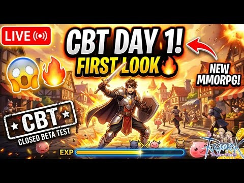 LIVE 🔥 Ragnarok: The New World CBT Day 1 | First Look + Beginner Grind!