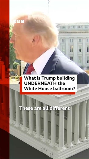 Trump says private donors will fund the $400m ballroom. #USNews #BBCNews